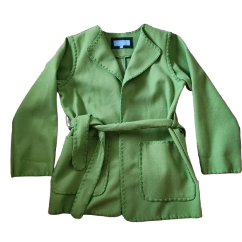 NWOT Draper James Blanket Stitch Wrap Jacket - Picture 1 of 9